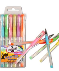 PASTEL Gel pens -6 in a