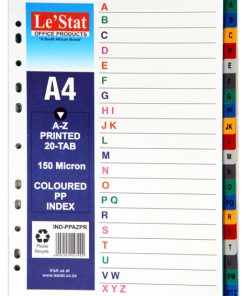 Index Divider PP A-Z Printed