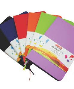 A5 Soft Touch Hard Cover Journal (Blue, Black, Red, Lime, Orange, Lilac)