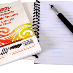 A6 Wire Notebook Side Bound